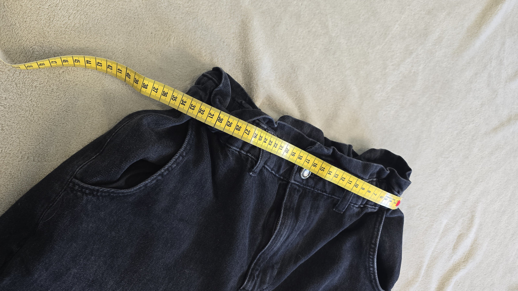 Zara - Pantalon en jeans baggy