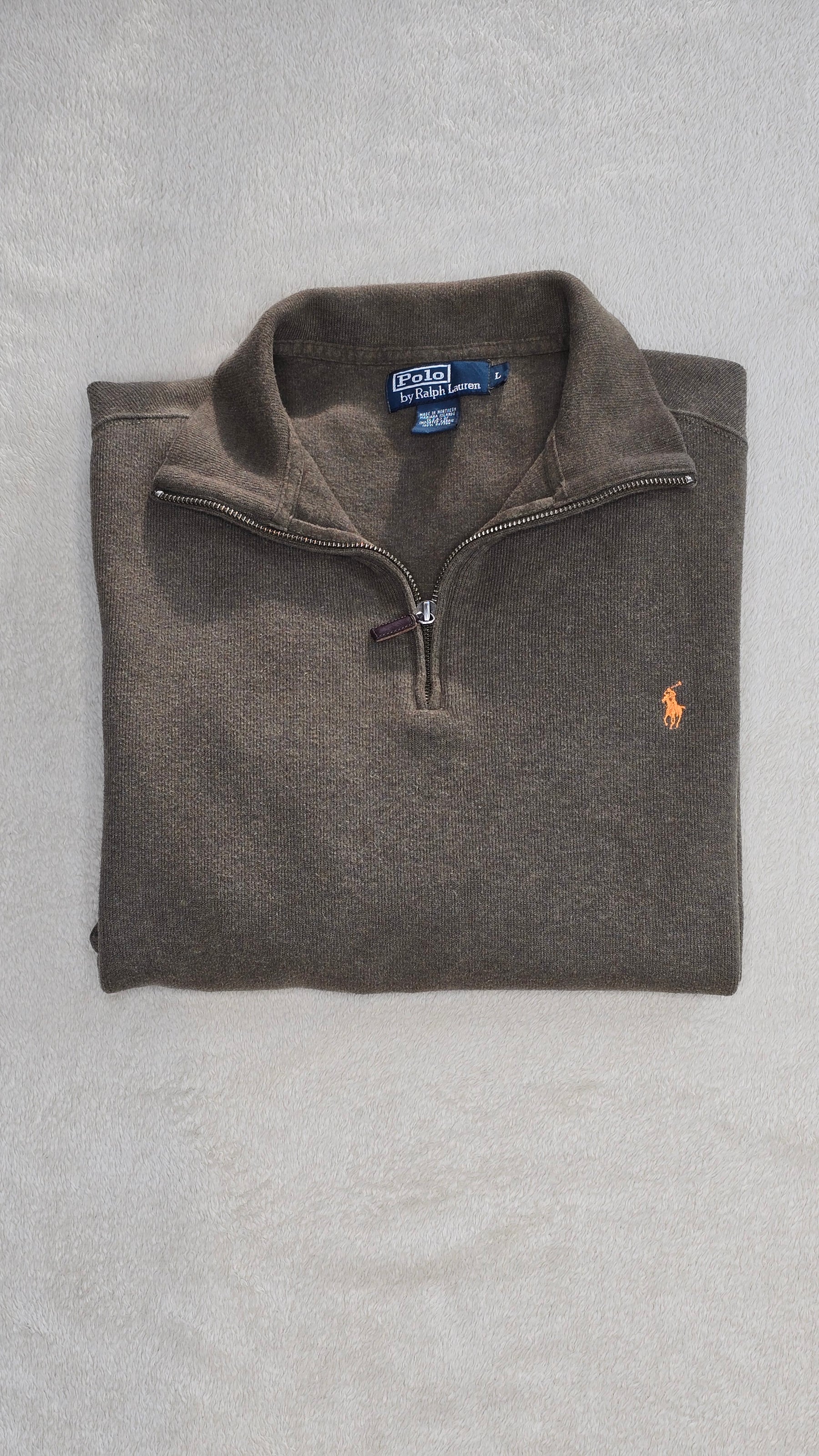 Ralph Lauren -Pull Half Zip (L)