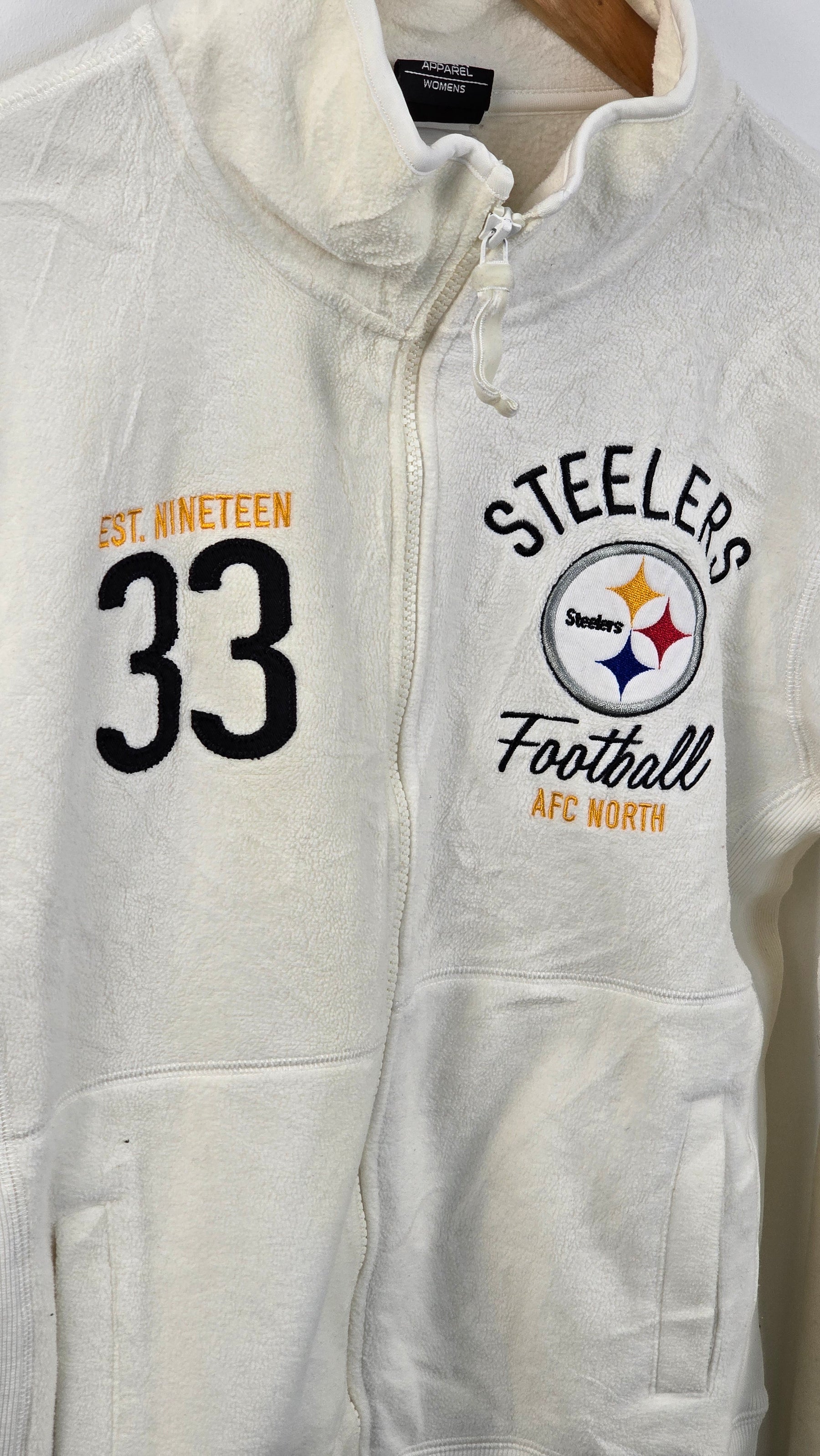 NFL Steelers - Pull Polaire zippé Vintage (M)