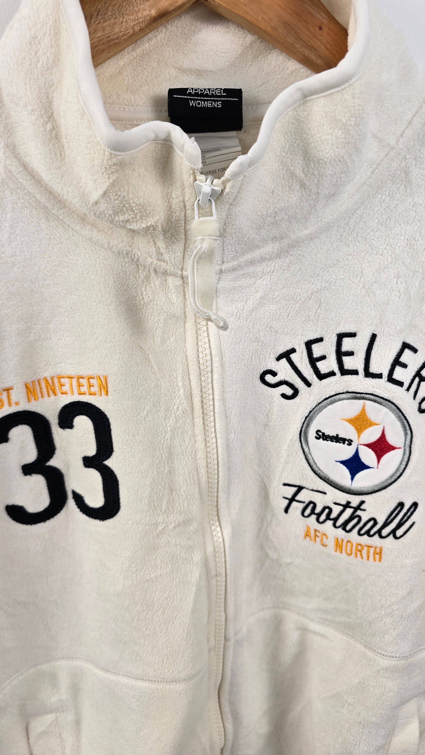 NFL Steelers - Pull Polaire zippé Vintage (M)