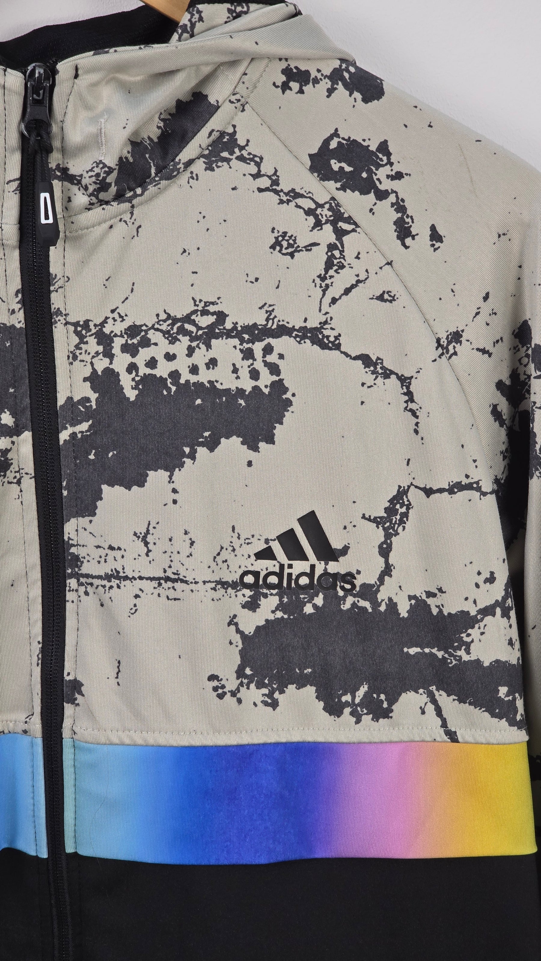 Adidas - Sweat à capuche zip Vintage (L)