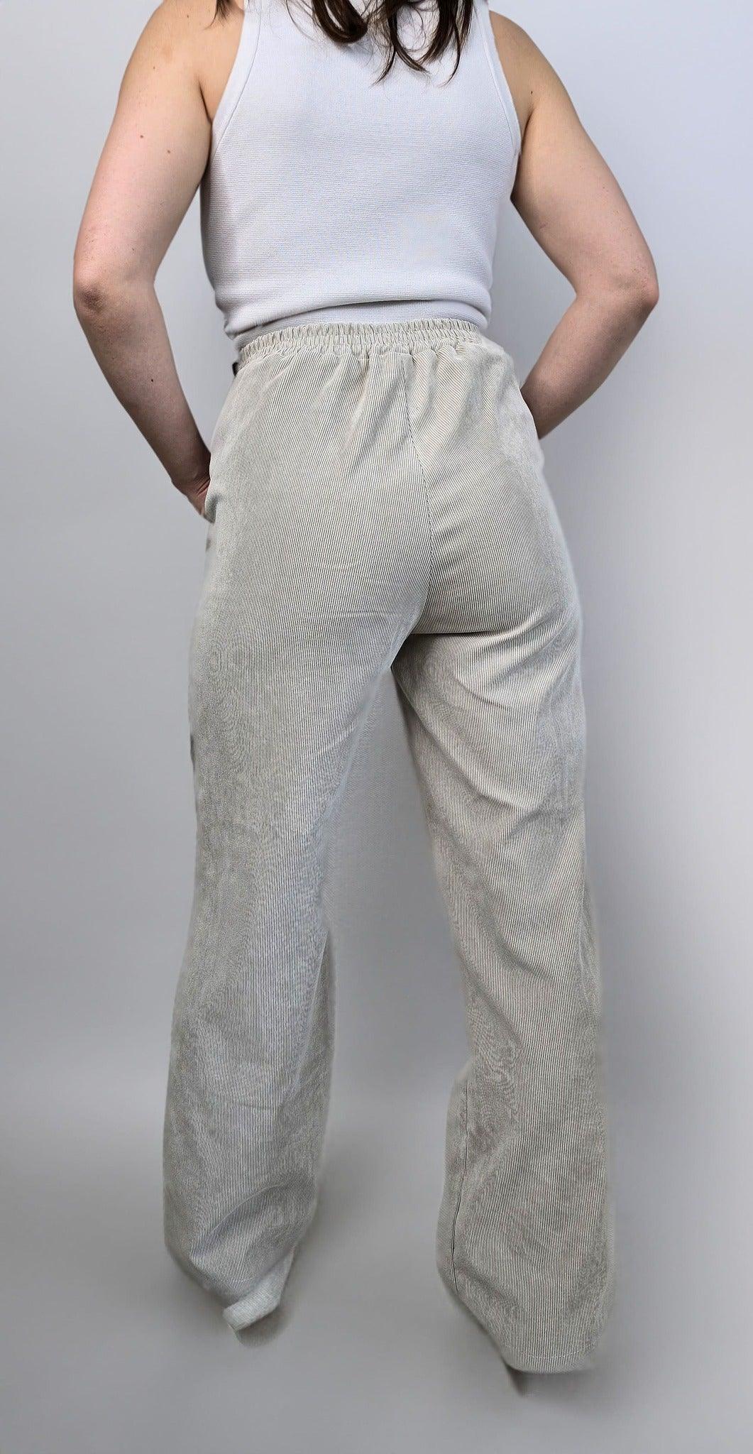 Black Rose Cream Pants - XS