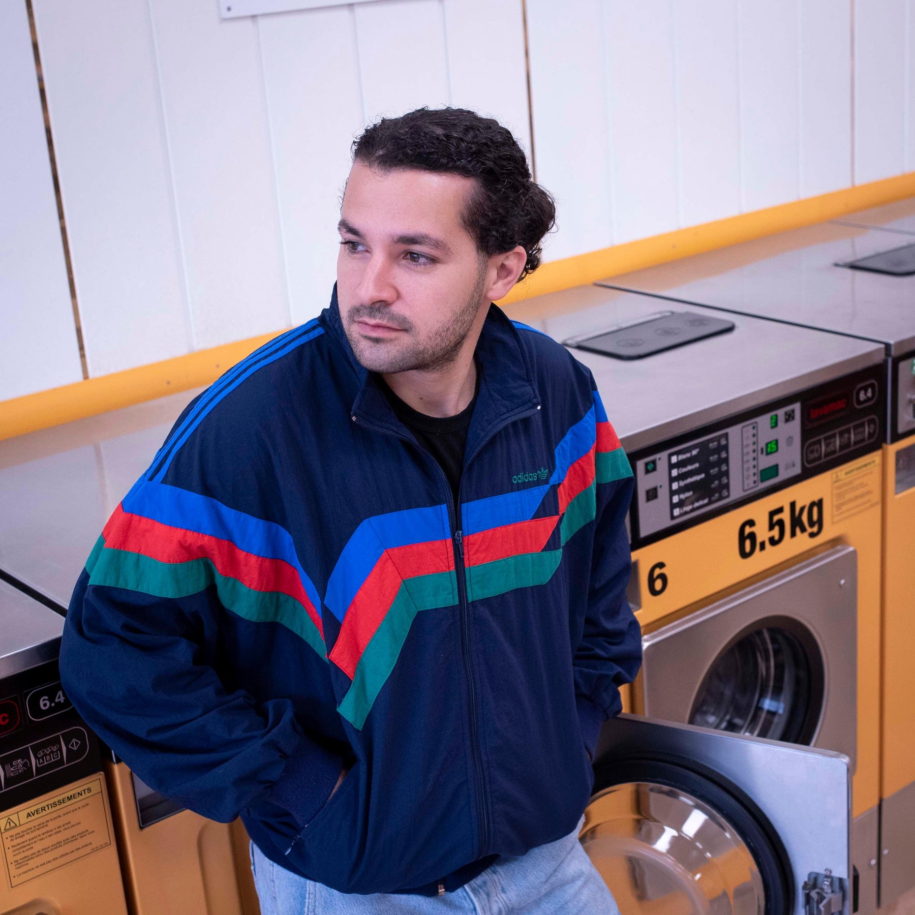 Adidas - Rare Vintage Colorful Jacket 1990