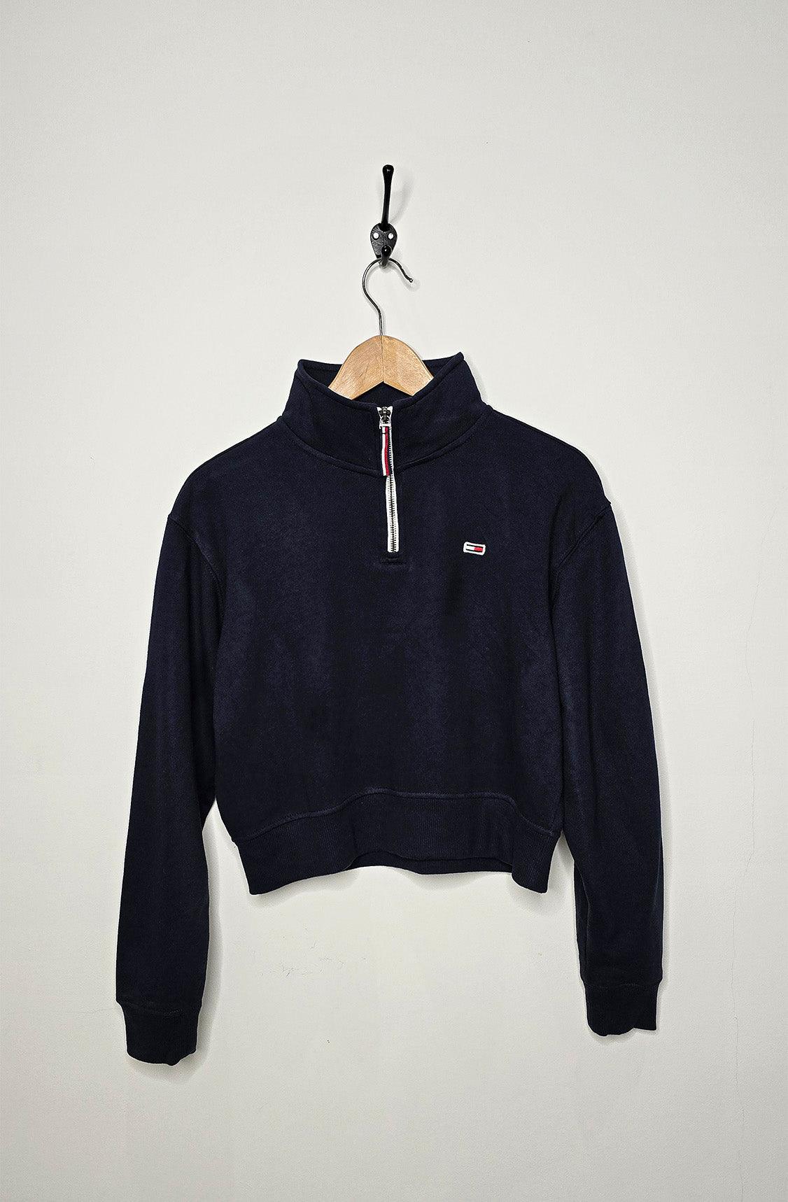 Tommy Hilfiger - Half-Zip Crop-top Sweat S