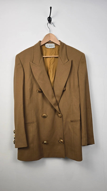 Blazer Gianfranco Ferre Brun/Doré (44)