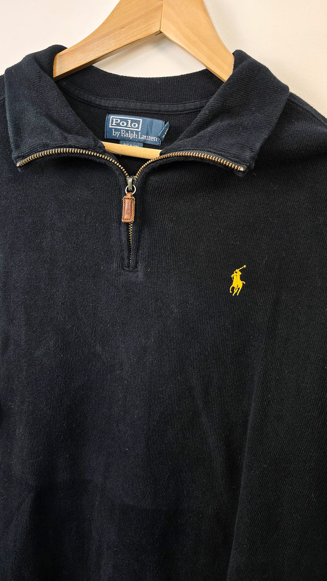Ralph Lauren -Pull Half Zip (XL)