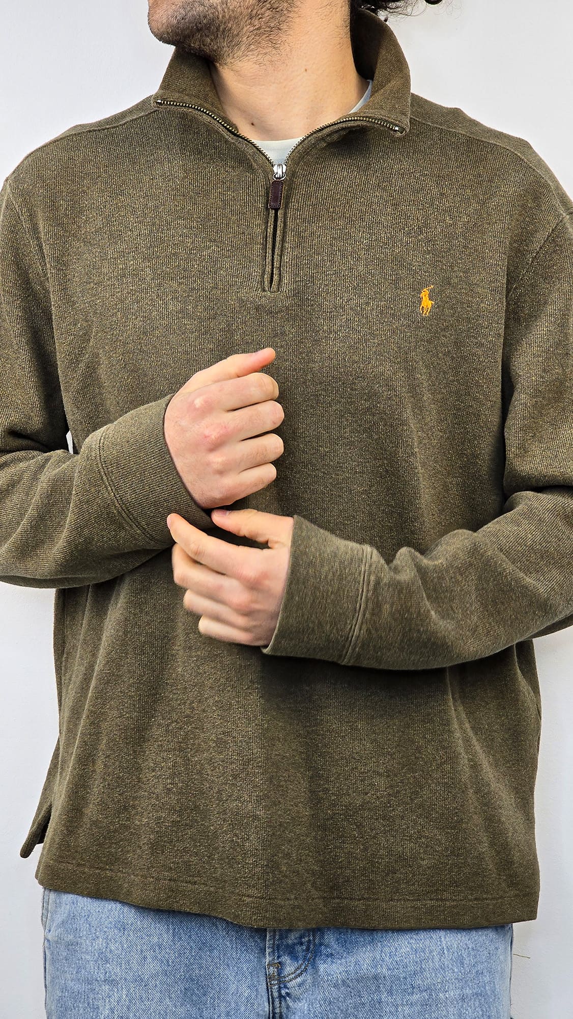 Ralph Lauren -Pull Half Zip (L)