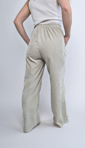 Black Rose Cream Pants - XS